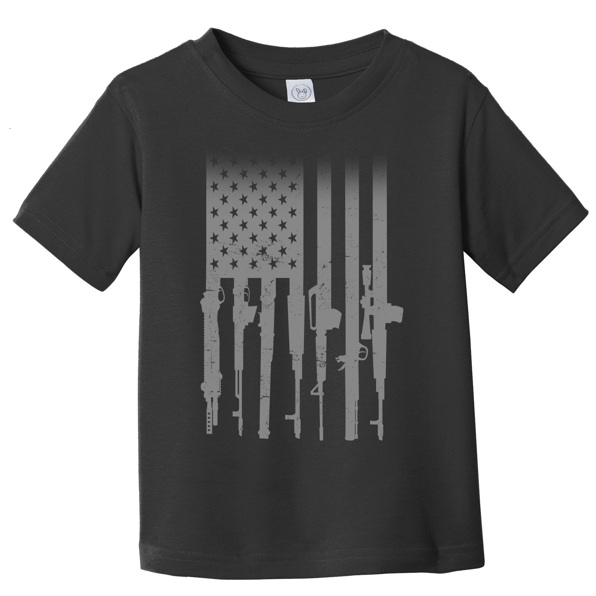 US Gun Flag Toddler T-Shirt