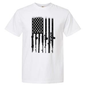 US Gun Flag Garment-Dyed Heavyweight T-Shirt