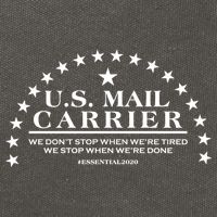 US Mail Carrier #Essential2020 Cotton Canvas Backpack