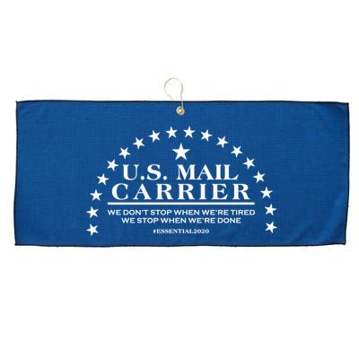US Mail Carrier #Essential2020 Large Microfiber Waffle Golf Towel