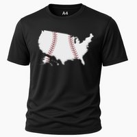 US Map American Baseball Performance Shirt