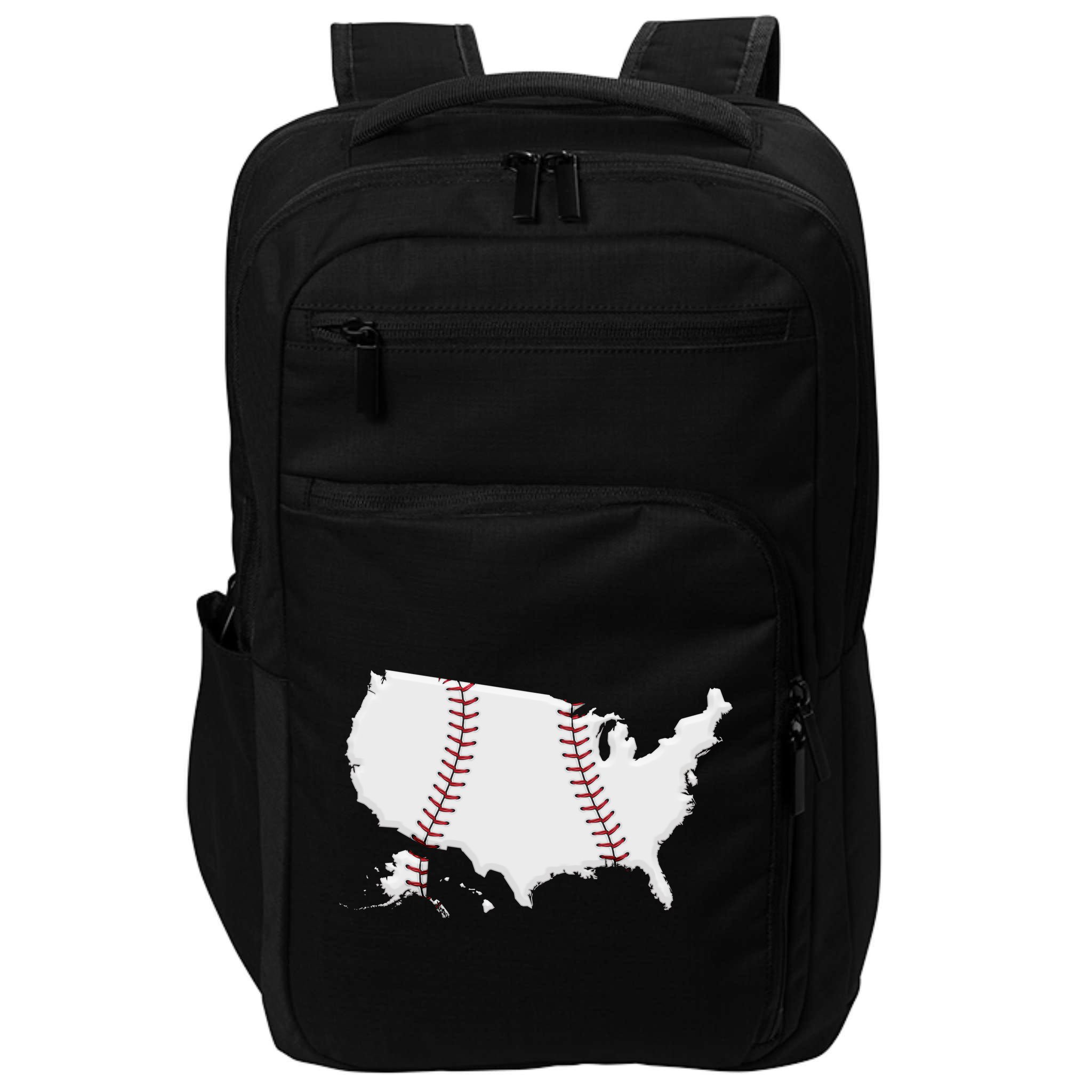 US Map American Baseball Impact Tech Backpack