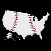 US Map American Baseball Flatbill Hat