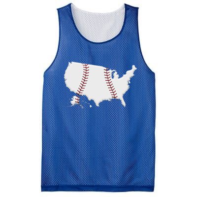 US Map American Baseball Mesh Reversible Basketball Jersey Tank