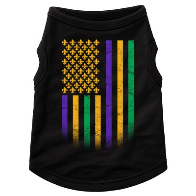 US Mardi Gras Flag Celebration Doggie Tank
