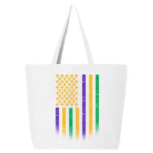 US Mardi Gras Flag Celebration 25L Jumbo Tote