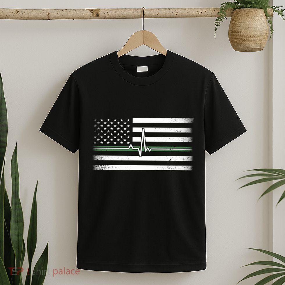 US Military Thin Line Flag T-Shirt