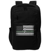 US Military Thin Line Flag Impact Tech Backpack