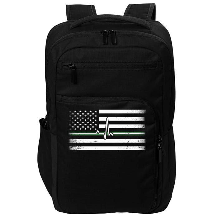 US Military Thin Line Flag Impact Tech Backpack