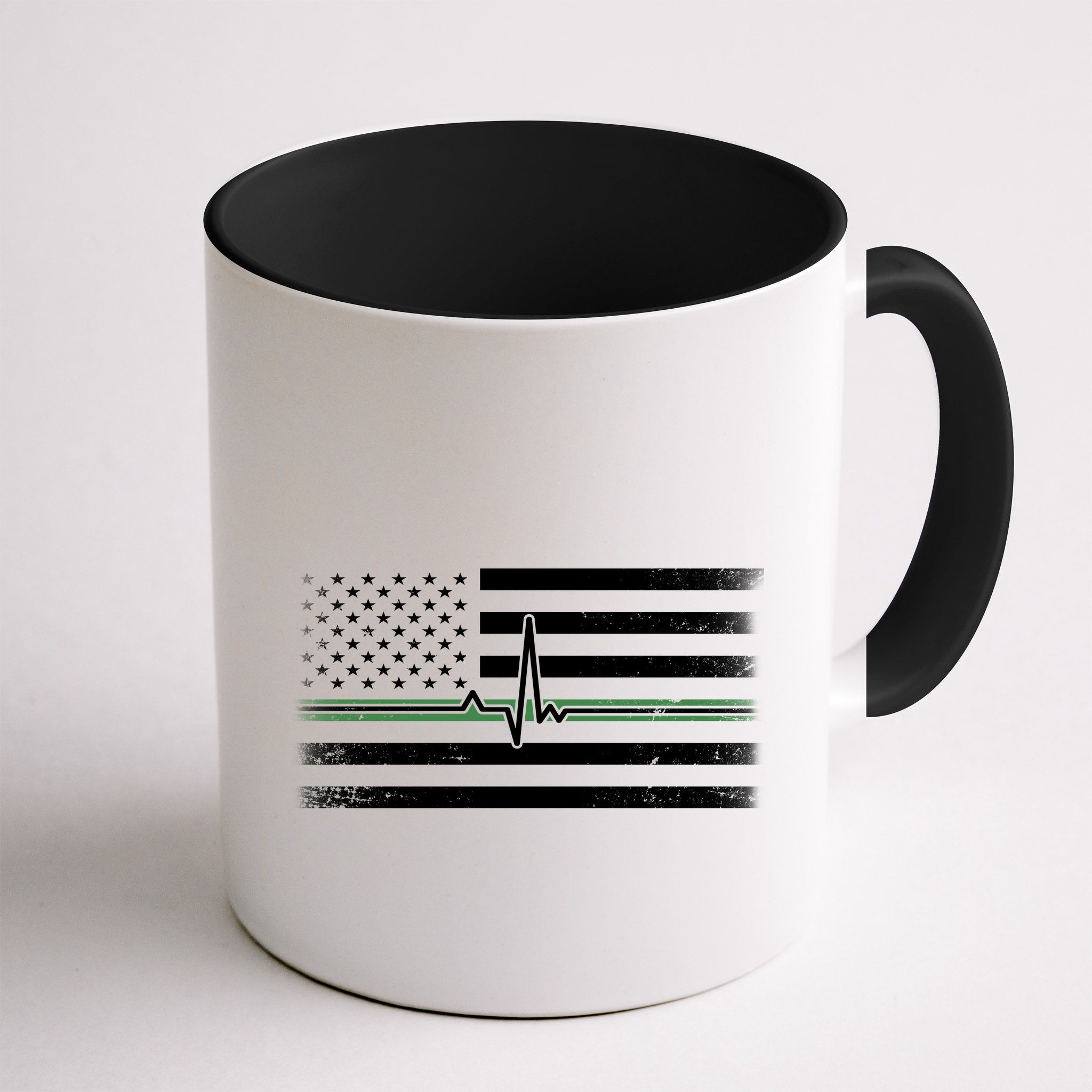 US Military Thin Line Flag Mug