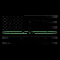 US Military Thin Line Flag Mug