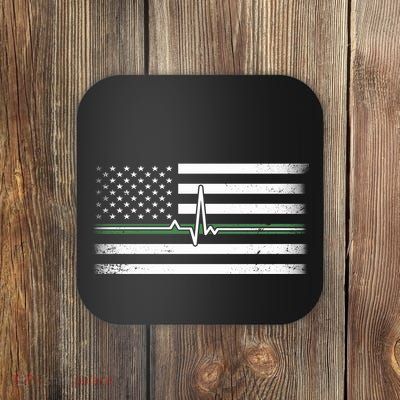 US Military Thin Line Flag Coaster