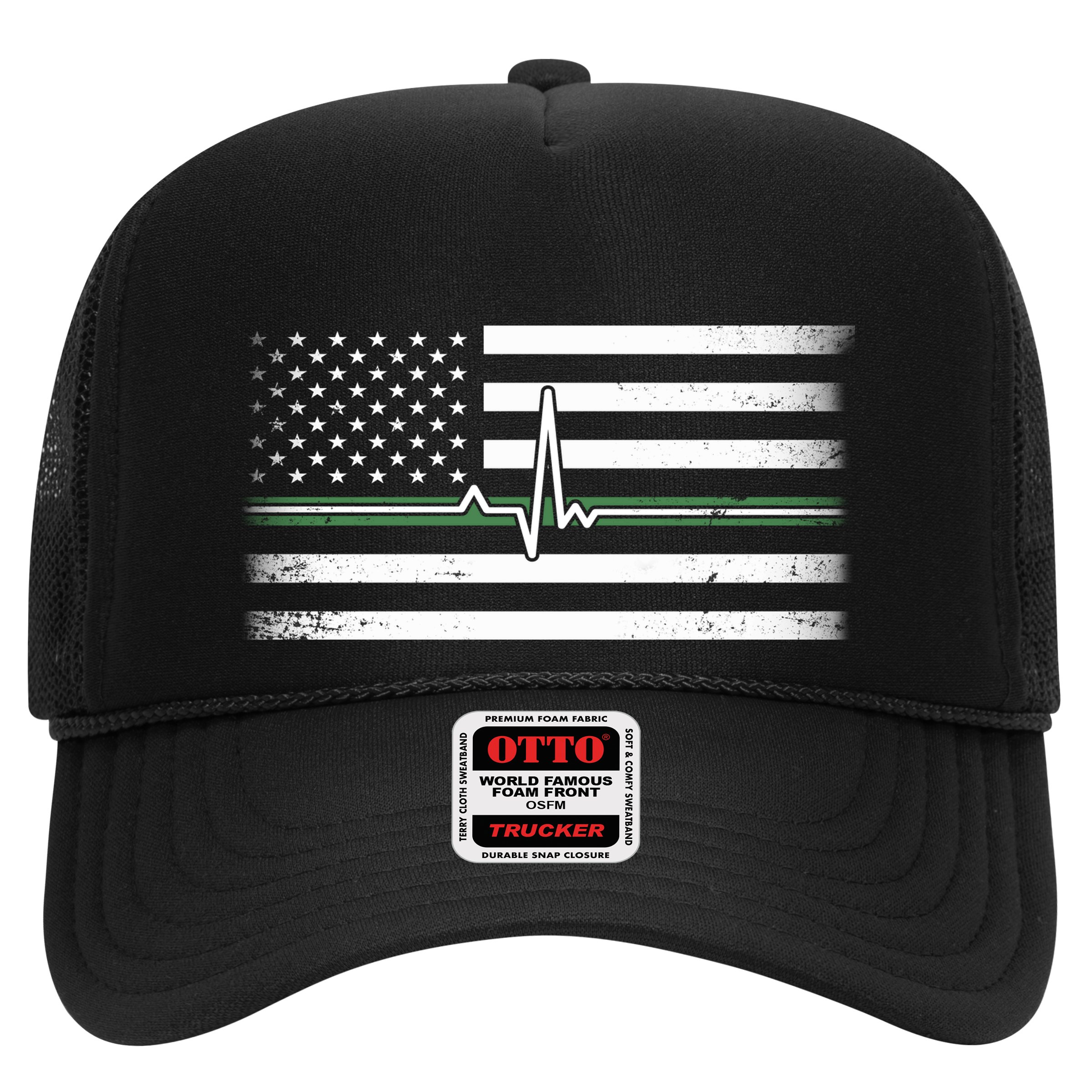US Military Thin Line Flag Hat