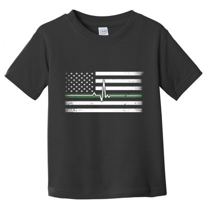 US Military Thin Line Flag Toddler T-Shirt