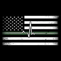 US Military Thin Line Flag Visor
