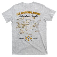 US National Parks Map Adventure Awaits T-Shirt