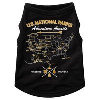 US National Parks Map Adventure Awaits Doggie Tank