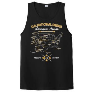 US National Parks Map Adventure Awaits PosiCharge Competitor Tank