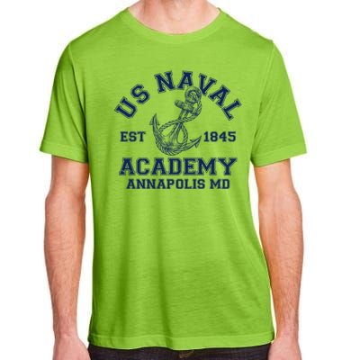 US NAVAL Est 1845 Academy Annapolis MD Adult ChromaSoft Performance T-Shirt