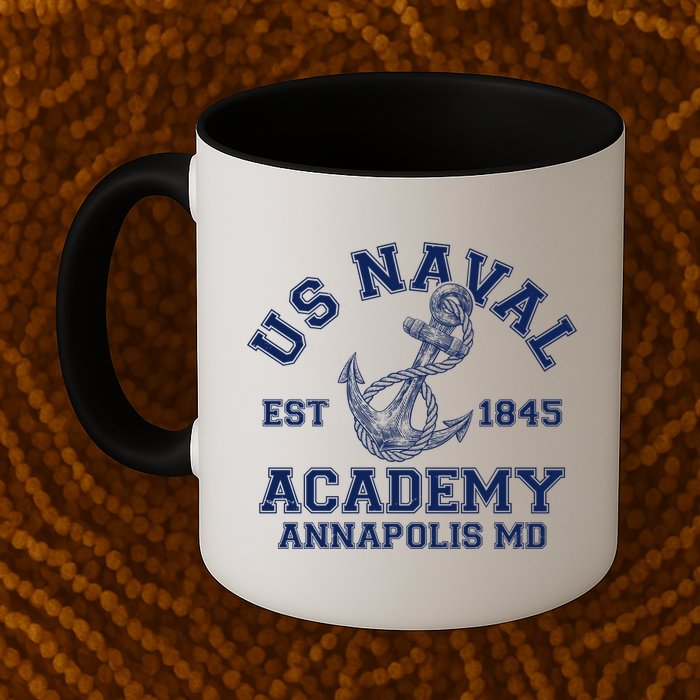 US NAVAL Est 1845 Academy Annapolis MD Mug