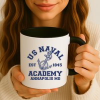 US NAVAL Est 1845 Academy Annapolis MD Mug