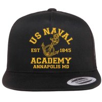 US NAVAL Est 1845 Academy Annapolis MD Flatbill Hat