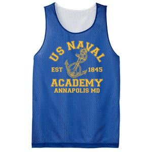 US NAVAL Est 1845 Academy Annapolis MD Mesh Reversible Basketball Jersey Tank