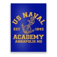 US NAVAL Est 1845 Academy Annapolis MD Poster