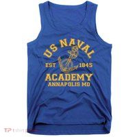 US NAVAL Est 1845 Academy Annapolis MD Tank Top