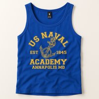 US NAVAL Est 1845 Academy Annapolis MD Tank Top