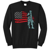 US Soldier American Flag Sweatshirt