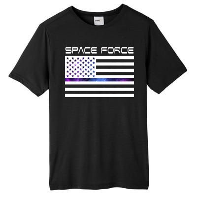 US Space Force Flag Tall Fusion ChromaSoft Performance T-Shirt