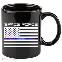 US Space Force Flag 11oz C Handle Ceramic Mug
