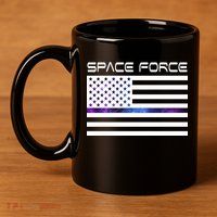 US Space Force Flag 11oz C Handle Ceramic Mug