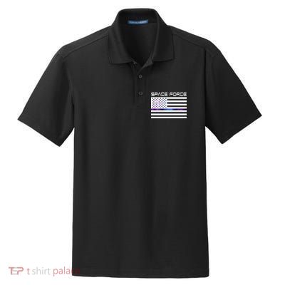 US Space Force Flag Dry Zone Grid Polo