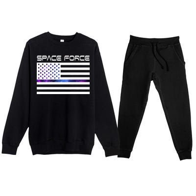 US Space Force Flag Premium Crewneck Sweatsuit Set