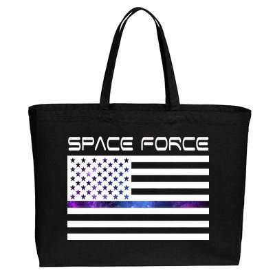 US Space Force Flag Cotton Canvas Jumbo Tote