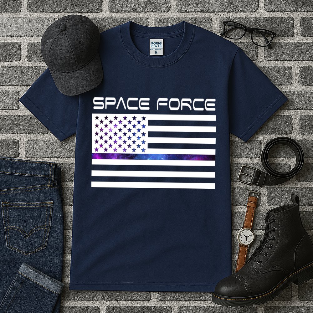 US Space Force Flag Tall T-Shirt