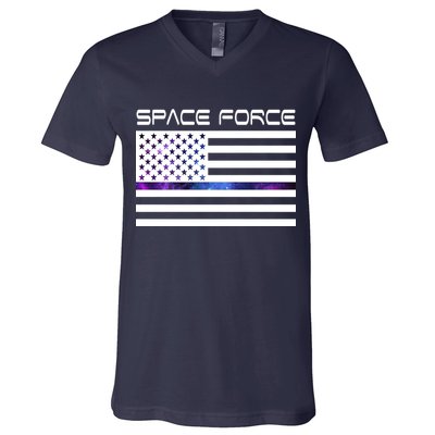 US Space Force Flag V-Neck T-Shirt