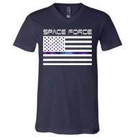 US Space Force Flag V-Neck T-Shirt