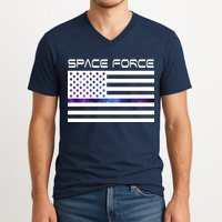 US Space Force Flag V-Neck T-Shirt
