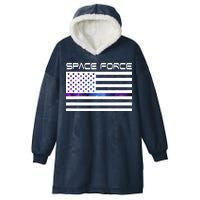 US Space Force Flag Hooded Wearable Blanket