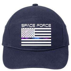 US Space Force Flag 7-Panel Snapback Hat