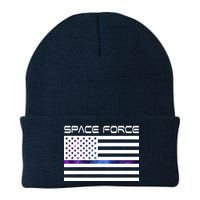 US Space Force Flag Knit Cap Winter Beanie