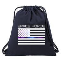 US Space Force Flag Drawstring Bag