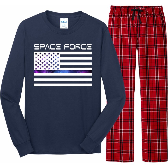 US Space Force Flag Long Sleeve Pajama Set