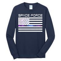 US Space Force Flag Tall Long Sleeve T-Shirt