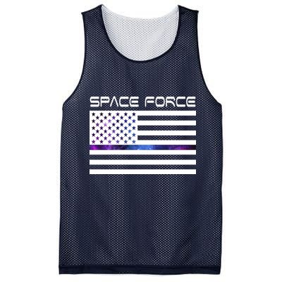 US Space Force Flag Mesh Reversible Basketball Jersey Tank