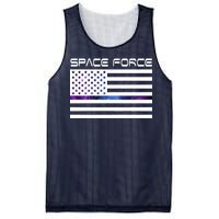 US Space Force Flag Mesh Reversible Basketball Jersey Tank