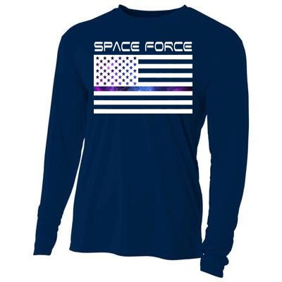 US Space Force Flag Cooling Performance Long Sleeve Crew